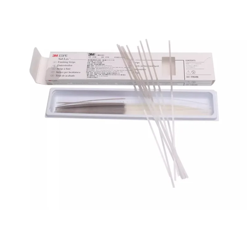 100 штук в коробке полосок для полировки зубов с сопротивлением разрыву 1954 Н. Удобная и эффективная работа
100 штук в коробке полосок для полировки зубов с сопротивлением разрыву 1954 Н. Удобная и эффективная работа