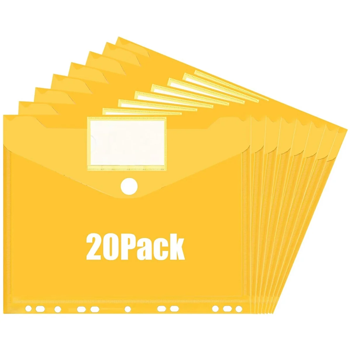 ADP-20PCS Binder Pockets for 3 Ring Binder Plastic Binder Envelopes Pocket Binder Folders 11 Hole Snap Button Binder Pouch
ADP-20PCS Binder Pockets for 3 Ring Binder Plastic Binder Envelopes Pocket Binder Folders 11 Hole Snap Button Binder Pouch