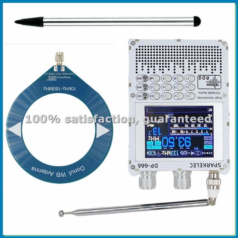 DP-666 TEF6686 Radio 2.8-Inch IPS Touch Screen High Sensitivity Receiver Full Band FM LW MW SW Shortwave Radio-A22U
DP-666 TEF6686 Radio 2.8-Inch IPS Touch Screen High Sensitivity Receiver Full Band FM LW MW SW Shortwave Radio-A22U