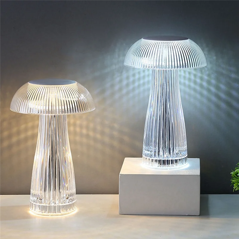 Flash Trend Transparent Nightlight Mushroom Lamp Bedroom Night Lamp Jellyfish Lamp Party Lighting Crystal Table Light Decoration
Flash Trend Transparent Nightlight Mushroom Lamp Bedroom Night Lamp Jellyfish Lamp Party Lighting Crystal Table Light Decoration