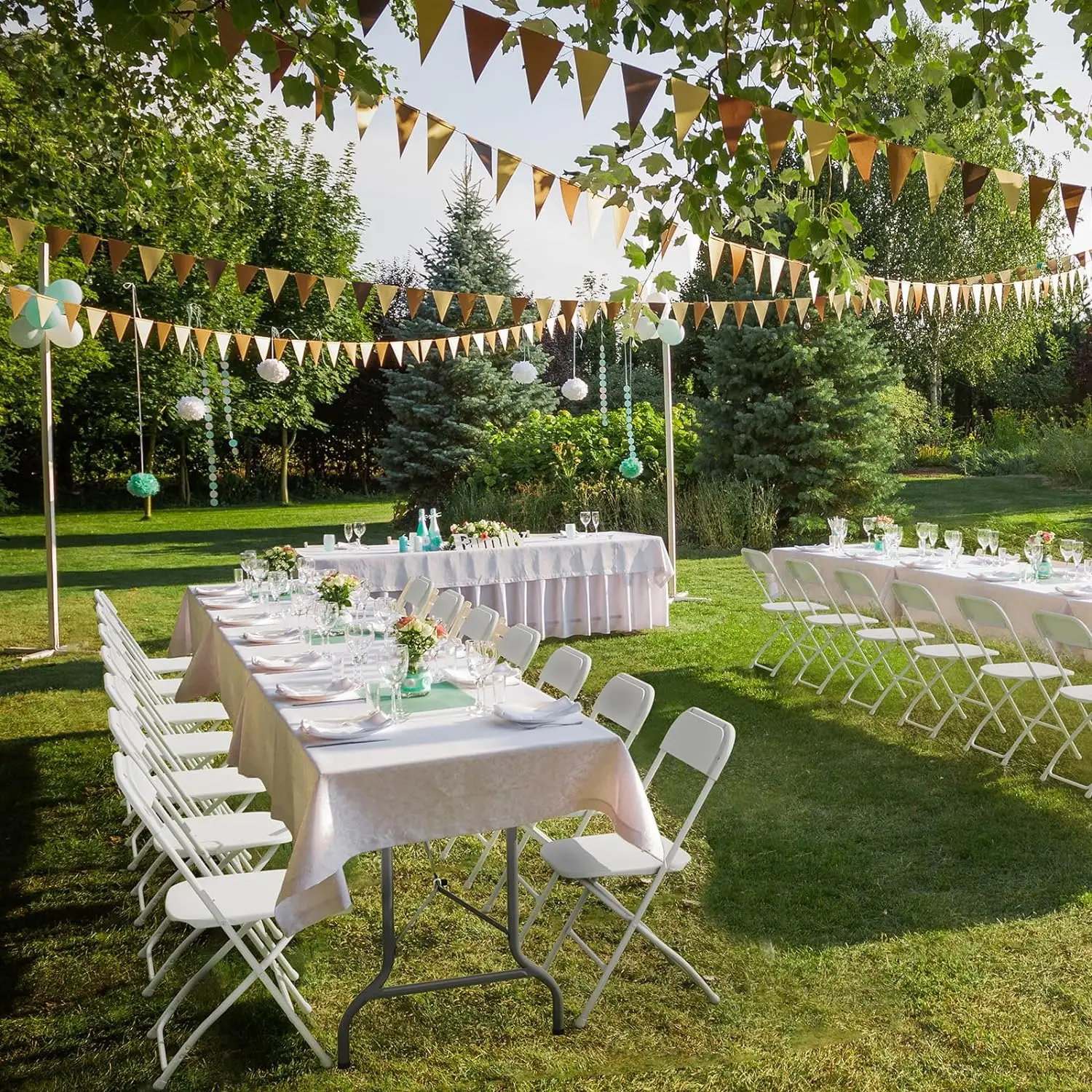 Comfort Corner10 Pack White Plastic Folding Chair,Commercial Seat,Capacity for Events Office Wedding Party Picnic Kitchen Dining
Comfort Corner10 Pack White Plastic Folding Chair,Commercial Seat,Capacity for Events Office Wedding Party Picnic Kitchen Dining