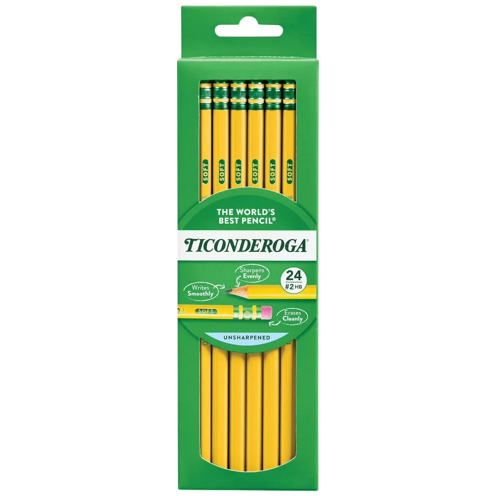 Unsharpened Wood Pencils #2 HB with 0.3mm Core Yellow Graphite Pencils for Writing Drawing Sketching School Office Supplies 24 Pack Bulk
Unsharpened Wood Pencils #2 HB with 0.3mm Core Yellow Graphite Pencils for Writing Drawing Sketching School Office Supplies 24 Pack Bulk