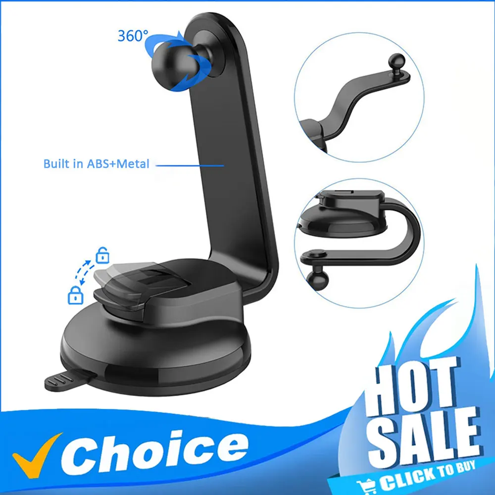 Accessories: Suction Cup Car Phone Bracket - 17mm Universal Ball, Telescopic Arm & Foldable
Accessories: Suction Cup Car Phone Bracket - 17mm Universal Ball, Telescopic Arm & Foldable