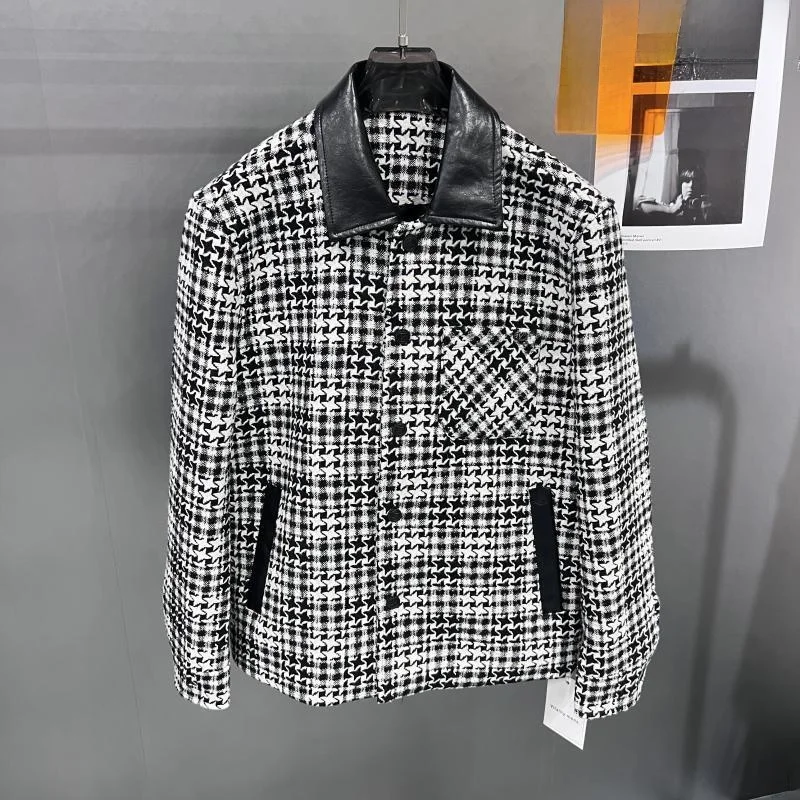 Оригинальный дизайн 2025: Новая мужская шерстяная куртка в стиле кэжуал, модная, с легким ароматом французского стиля, дышащая, свободного кроя
Оригинальный дизайн 2025: Новая мужская шерстяная куртка в стиле кэжуал, модная, с легким ароматом французского стиля, дышащая, свободного кроя