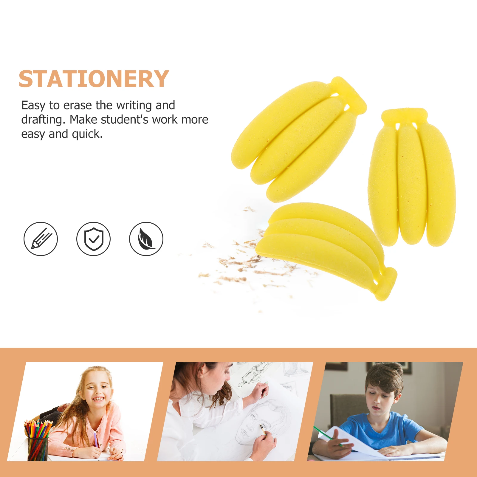 40 Pcs Simulated Fruit Eraser Shaped Miniature Erasers for Students School Household
40 Pcs Simulated Fruit Eraser Shaped Miniature Erasers for Students School Household