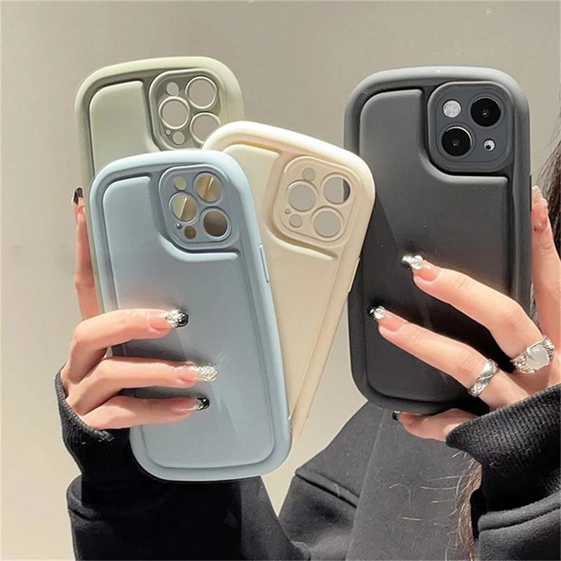 Ins Korean Simple Color Soap Phone Case For iPhone 15 14 13 12 Pro Max Plus Matte Cute Oval Shockproof Buffer Bumper Soft Cover
Ins Korean Simple Color Soap Phone Case For iPhone 15 14 13 12 Pro Max Plus Matte Cute Oval Shockproof Buffer Bumper Soft Cover