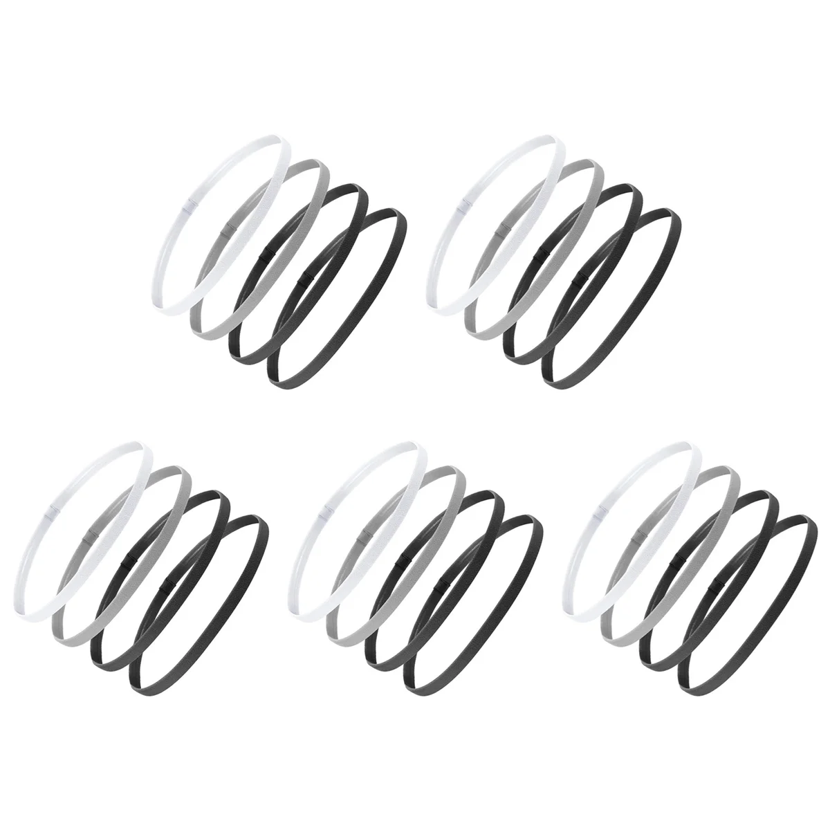 A77I 20 Pieces Thick Non-Slip Elastic Sport Headbands Hair Headbands,Exercise Hair and Sweatbands for Women and Men
A77I 20 Pieces Thick Non-Slip Elastic Sport Headbands Hair Headbands,Exercise Hair and Sweatbands for Women and Men
