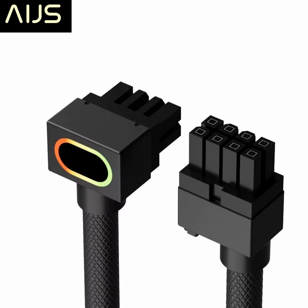 Модульный кабель AIJS 16PIN, шнур питания графического процессора 12+4-PIN, литой кабель 12VHPWR, 90 ° Прямоугольный
Модульный кабель AIJS 16PIN, шнур питания графического процессора 12+4-PIN, литой кабель 12VHPWR, 90 ° Прямоугольный