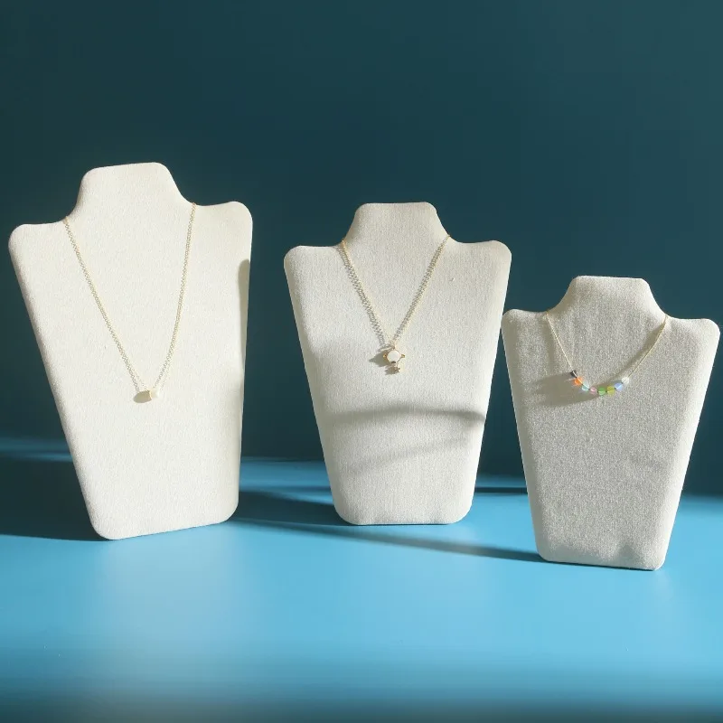 Velvet Mannequin Neck Display Stand Necklace Board Jewelry Display Props
Velvet Mannequin Neck Display Stand Necklace Board Jewelry Display Props