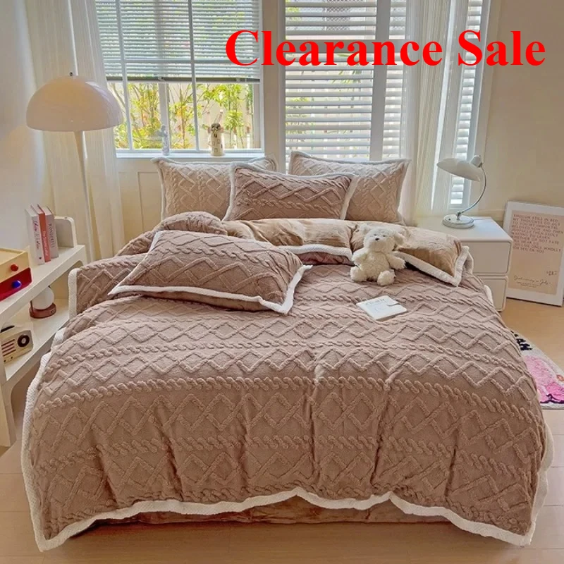 2025 new solid color Tafu fleece milk fleece bed sheet four-piece set small standard thickened warm and comfortable
2025 new solid color Tafu fleece milk fleece bed sheet four-piece set small standard thickened warm and comfortable