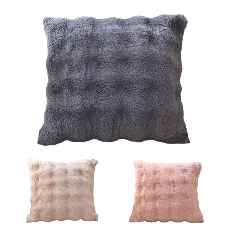 Plush Throw Pillow Covers Rabbit Fur Cozy Soft Throw Pillow Case Sofa Couch Cushion Pillows Cover 3D Dense Faux Rabbit Fur
Plush Throw Pillow Covers Rabbit Fur Cozy Soft Throw Pillow Case Sofa Couch Cushion Pillows Cover 3D Dense Faux Rabbit Fur