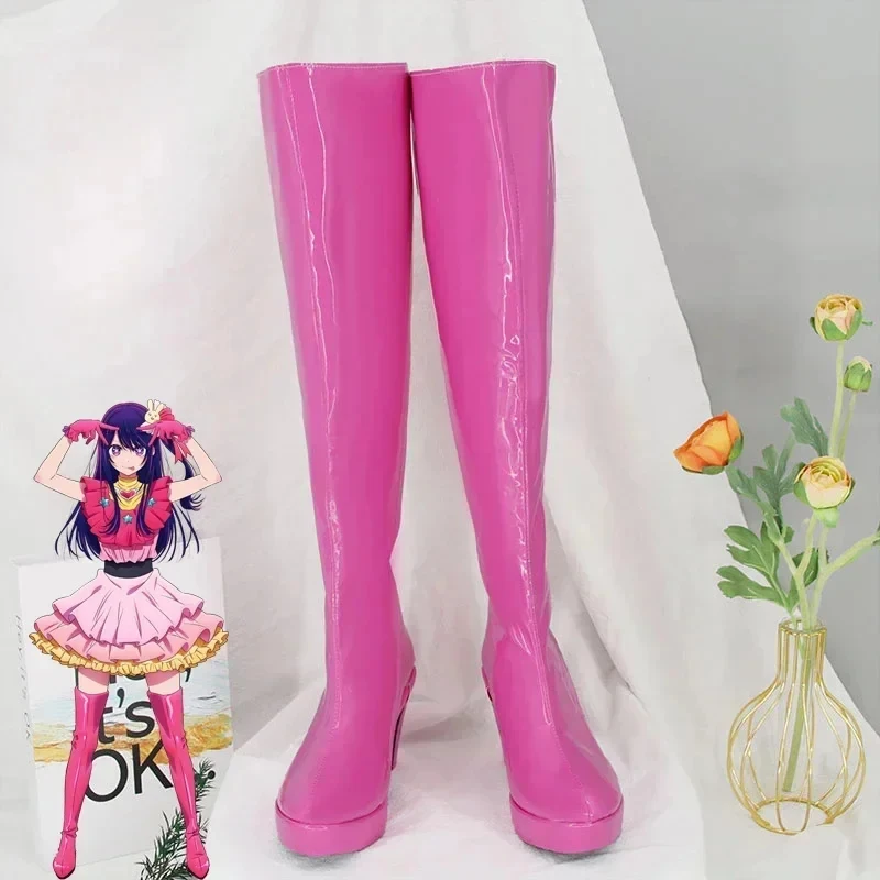 ABC123Anime OSHI NO KO Hoshino Ai Cosplay Shoes Adult Women Girls High Heel Pink PU Leather Boots Halloween Prop Acceb;6'j,k.9;a
ABC123Anime OSHI NO KO Hoshino Ai Cosplay Shoes Adult Women Girls High Heel Pink PU Leather Boots Halloween Prop Acceb;6'j,k.9;a