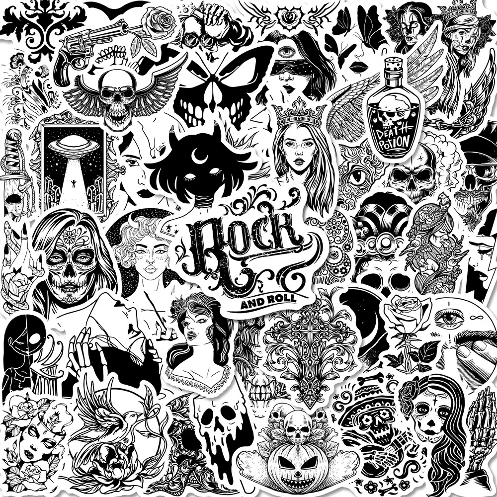10/30/50pcs/pack Gothic Horror Graffiti Stickers Skateboard Luggage Car Guitar Laptop Motorcycle Classic Toy Cool Decals Sticker
10/30/50pcs/pack Gothic Horror Graffiti Stickers Skateboard Luggage Car Guitar Laptop Motorcycle Classic Toy Cool Decals Sticker
