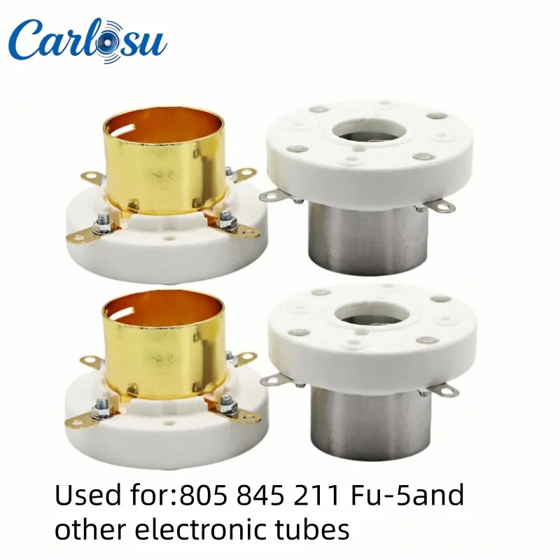 4‑Pin Bayonet‑Type Ceramic Tube Socket GZC4‑1B GZC4‑3B, for 805 845 FU‑5 Vacuum Tubes, Hi‑Fi Audio Tube Amplifier DIY Parts 1PCS
4‑Pin Bayonet‑Type Ceramic Tube Socket GZC4‑1B GZC4‑3B, for 805 845 FU‑5 Vacuum Tubes, Hi‑Fi Audio Tube Amplifier DIY Parts 1PCS