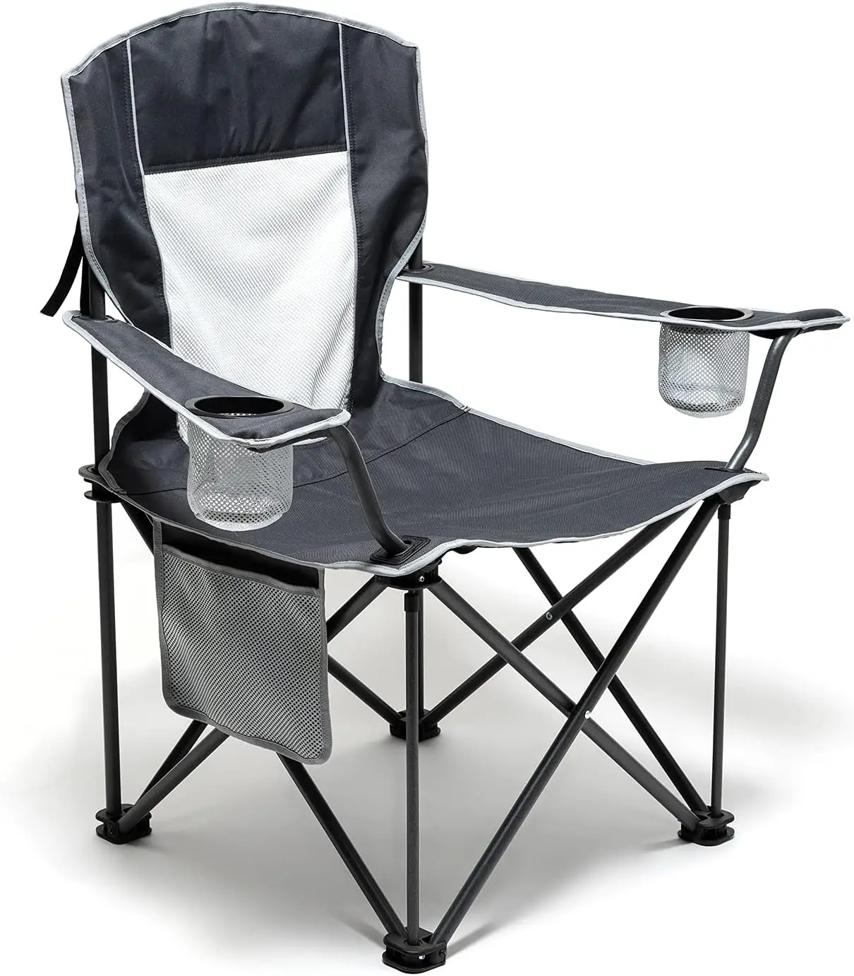 Oversized Camping Chair Heavy Duty 500LBS, Portable with Cup Holder & Side Pocket for Outdoor Beach Picnic Fishing, Grey
Oversized Camping Chair Heavy Duty 500LBS, Portable with Cup Holder & Side Pocket for Outdoor Beach Picnic Fishing, Grey