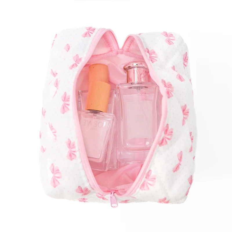 cotton cosmetic bag, fresh and elegant bowknot Korean-style cosmetic bag, rose-printed skincare product storage bag, portab
cotton cosmetic bag, fresh and elegant bowknot Korean-style cosmetic bag, rose-printed skincare product storage bag, portab