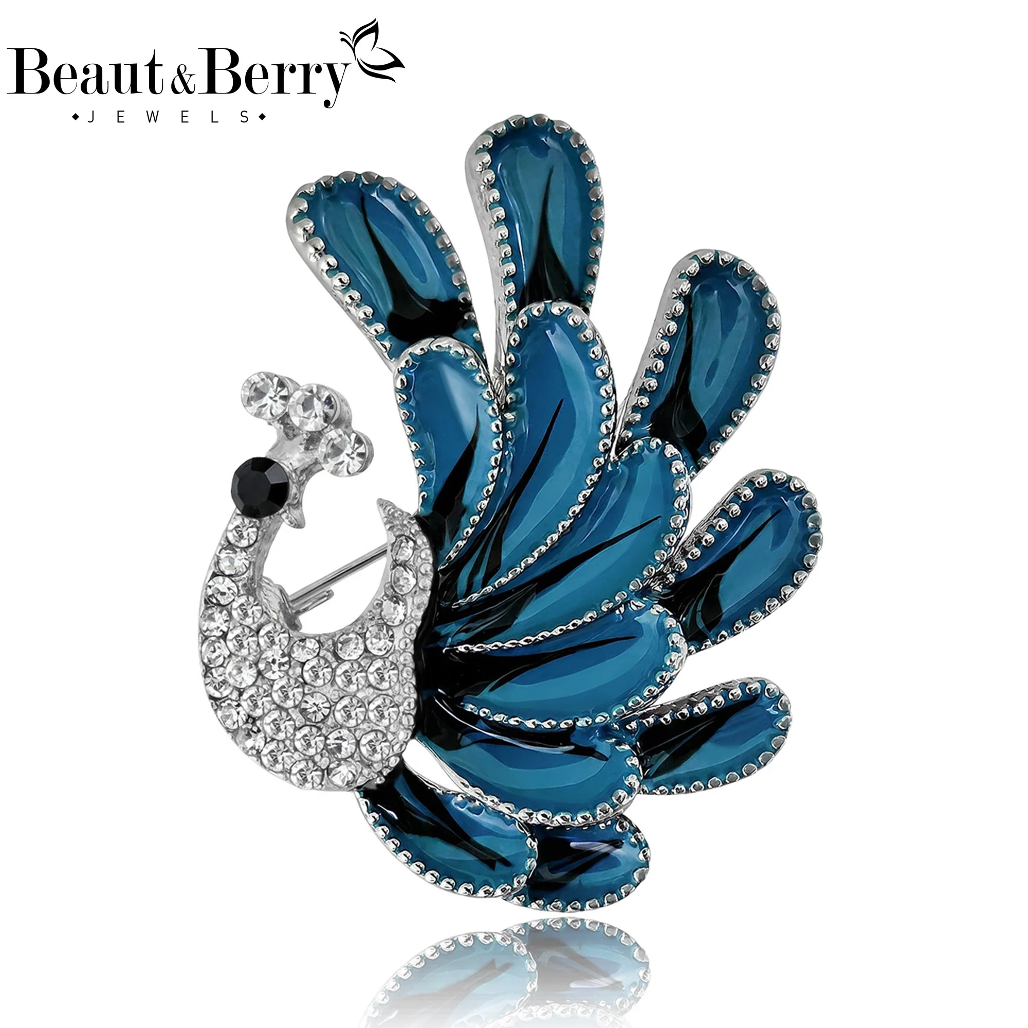 Beaut&Berry Luxury Rhinestone Peacock Brooches for Women Unisex Animal Pins Casual Party Jewelry Accessories Gifts Decoration
Beaut&Berry Luxury Rhinestone Peacock Brooches for Women Unisex Animal Pins Casual Party Jewelry Accessories Gifts Decoration