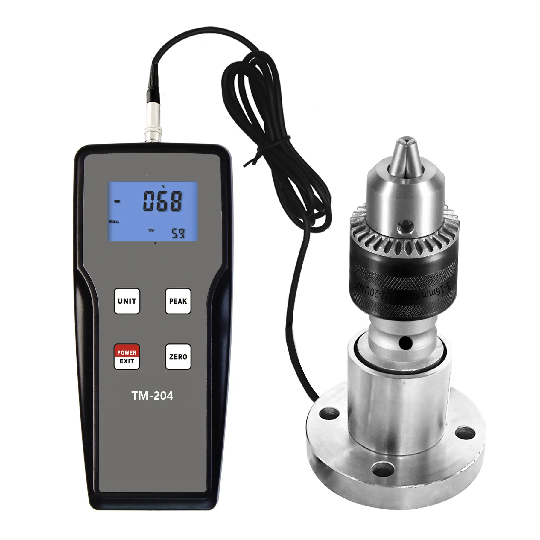 Digital Display Hand-held Torque Meter TM-204-1N.m 5N.m 20N.m Torsion Gauge Measuring Instrument
Digital Display Hand-held Torque Meter TM-204-1N.m 5N.m 20N.m Torsion Gauge Measuring Instrument