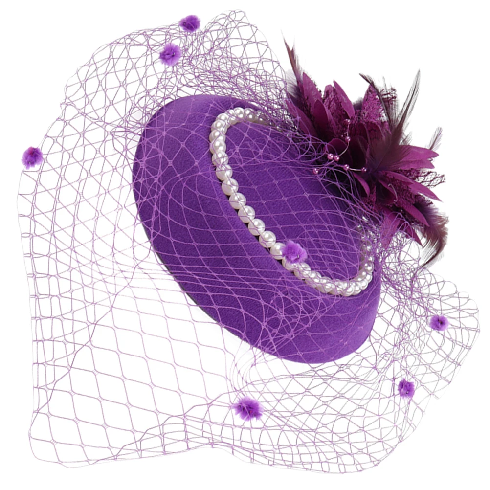 Mesh Headband Vintage Bridal Headdress Hair Accessories Wedding Fascinator Hat Pearl Banquet Women Tea Party Hairstyle
Mesh Headband Vintage Bridal Headdress Hair Accessories Wedding Fascinator Hat Pearl Banquet Women Tea Party Hairstyle