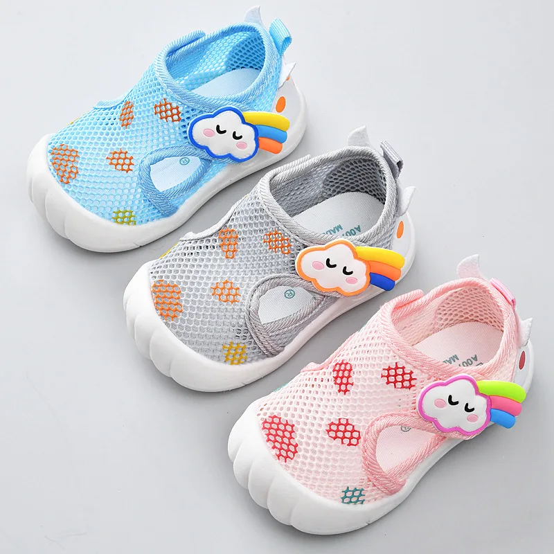 Baby Sandals Female Toddler Shoes New Summer 0 1-2 Years Old Baby's Shoes Mesh Soft Bottom Breathable Baby Boy Shoes
Baby Sandals Female Toddler Shoes New Summer 0 1-2 Years Old Baby's Shoes Mesh Soft Bottom Breathable Baby Boy Shoes