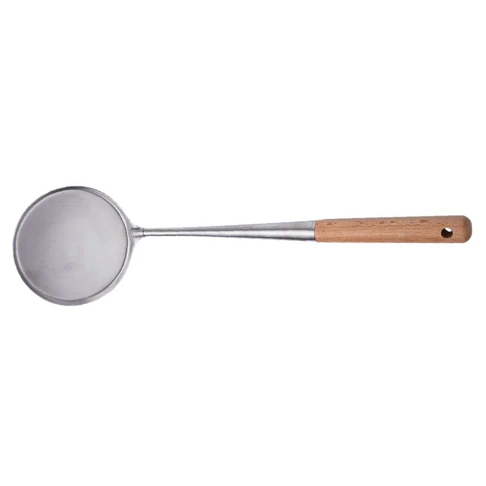 Rice Crust Spoon Flat Frying Wooden Grip Long Handle Stainless Steel Cookware Scoops Dishwasher Safe Cooking Spoon
Rice Crust Spoon Flat Frying Wooden Grip Long Handle Stainless Steel Cookware Scoops Dishwasher Safe Cooking Spoon
