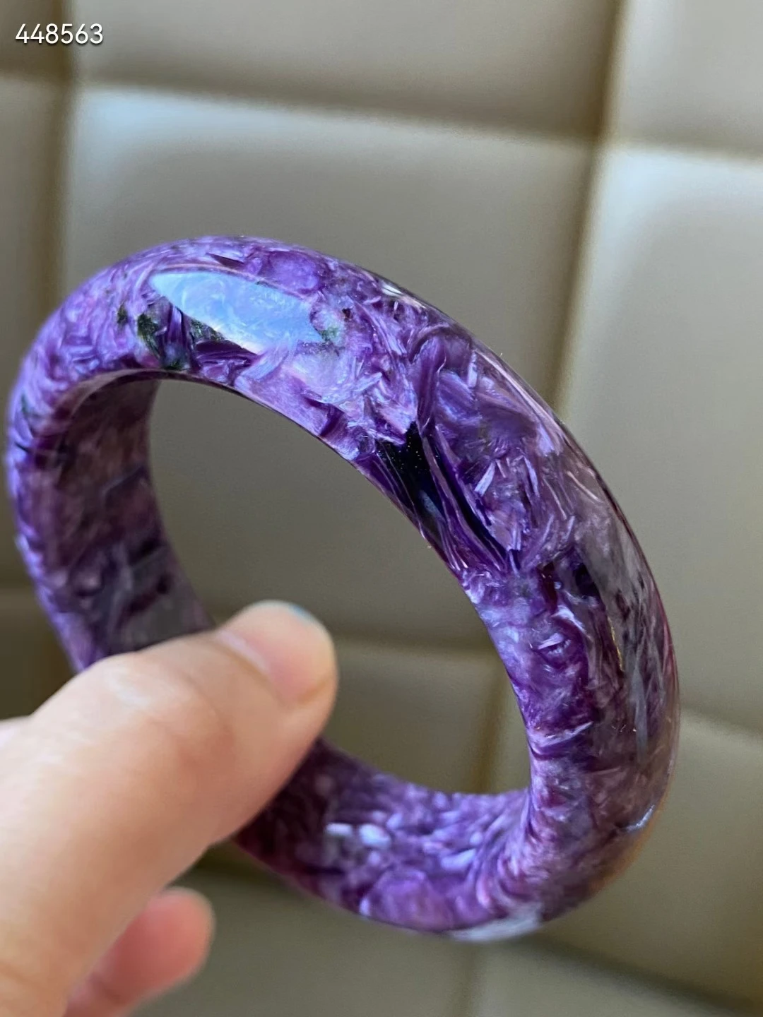 Natural Charoite Gemstone Crystal Fashion Bangles Beads Bracelet Bangle Inner Diameter 53.6mm Women Fashion AAAAAA
Natural Charoite Gemstone Crystal Fashion Bangles Beads Bracelet Bangle Inner Diameter 53.6mm Women Fashion AAAAAA