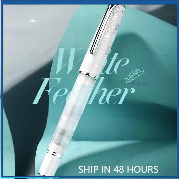 For Hongdian N8 White Feather Fountain Pen Exquisite For Girls High Beauty Birthday Gift Student Adult Calligraphy Practice
For Hongdian N8 White Feather Fountain Pen Exquisite For Girls High Beauty Birthday Gift Student Adult Calligraphy Practice