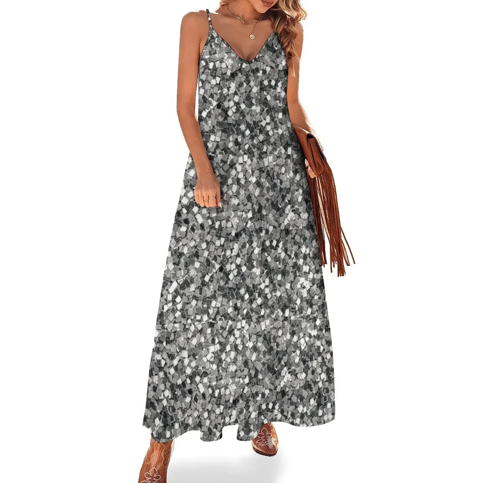Silver Party Confetti Sleeveless Dress dress for woman dresses for prom summer dress woman 2025 clothing women summer 2025
Silver Party Confetti Sleeveless Dress dress for woman dresses for prom summer dress woman 2025 clothing women summer 2025