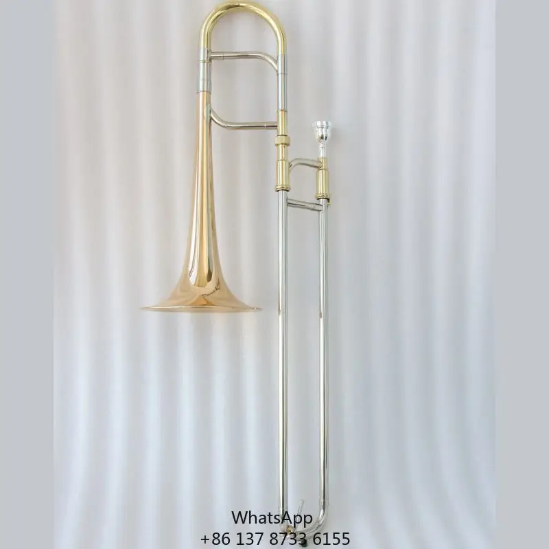 Gold Copper Bell Alto Trombone High Grade Alto Trombone In Eb Tone
Gold Copper Bell Alto Trombone High Grade Alto Trombone In Eb Tone