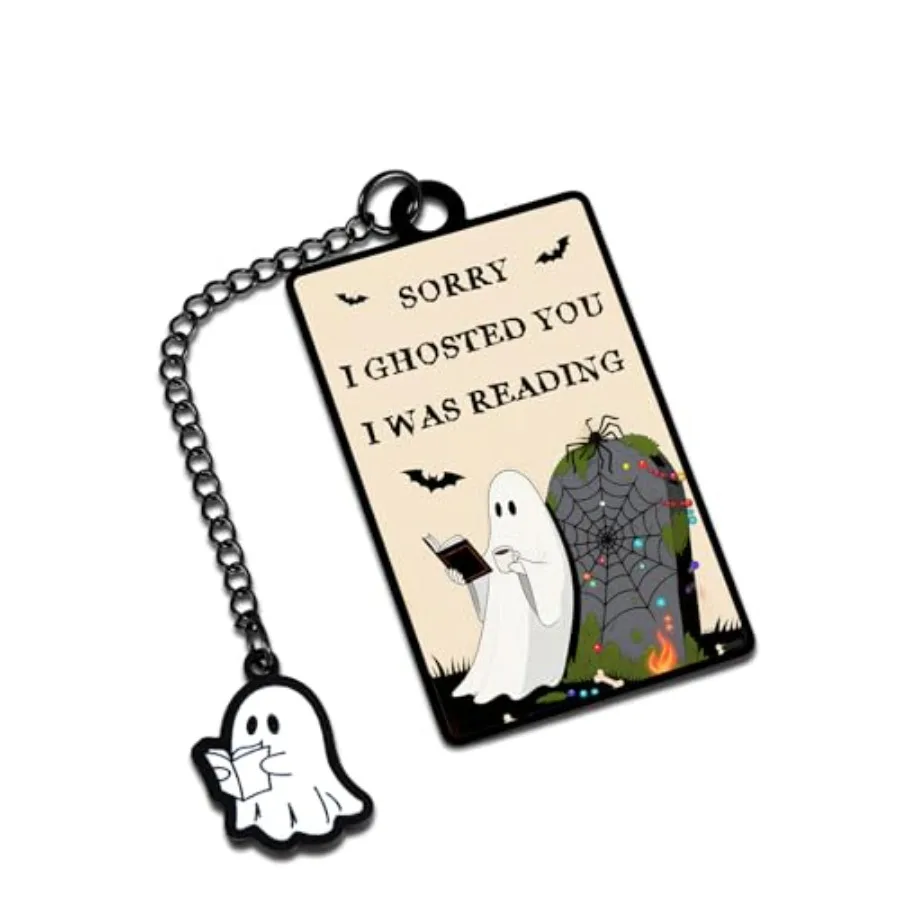 Horror Spooky Bookmark, Halloween Bookmark, Ghost Spooky Gifts for Women, Boo Basket Stuffers for Adult for Women Men, Metal Bo
Horror Spooky Bookmark, Halloween Bookmark, Ghost Spooky Gifts for Women, Boo Basket Stuffers for Adult for Women Men, Metal Bo