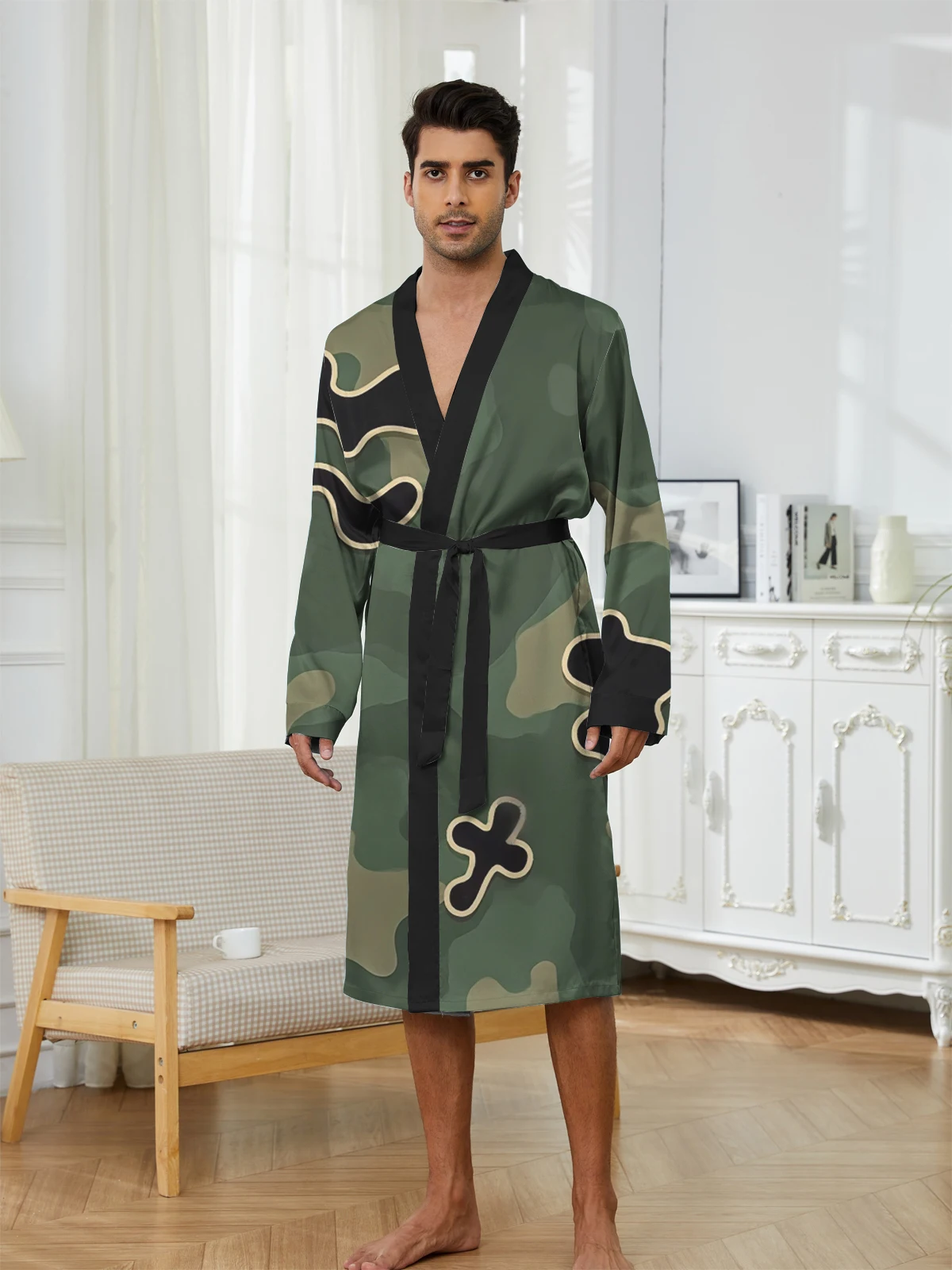 1pcs Men's Robes 2026 Spring/Summer robe Breathable bath robe 3D Printed Shower robe sleepwear dressing gown Graphic
1pcs Men's Robes 2026 Spring/Summer robe Breathable bath robe 3D Printed Shower robe sleepwear dressing gown Graphic