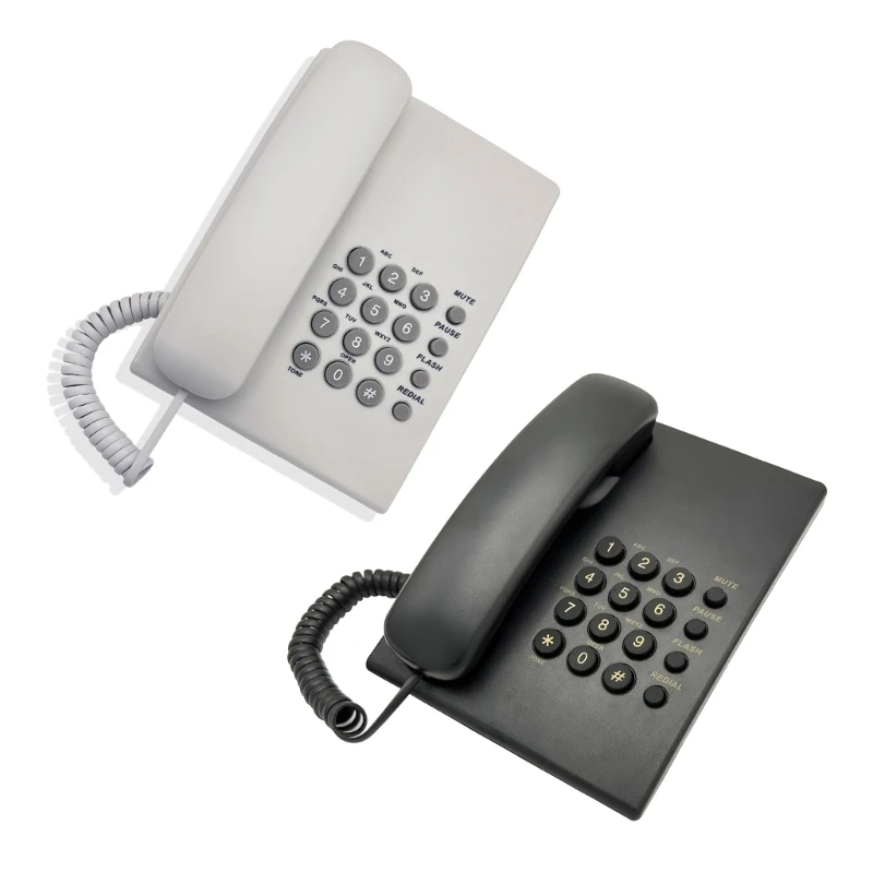 Landline Phones Big Button Landline Telephone for Office Hotel Home Bathroom D46B
Landline Phones Big Button Landline Telephone for Office Hotel Home Bathroom D46B