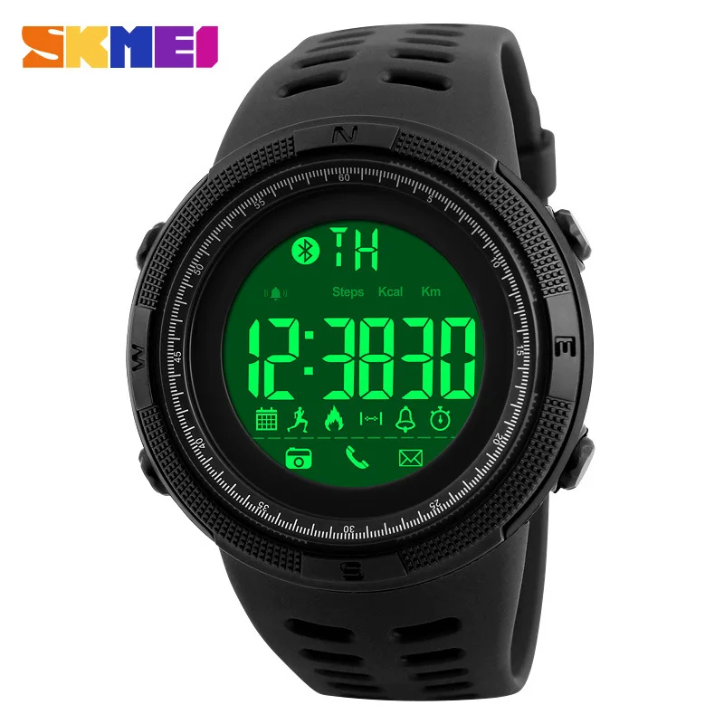 Skmei Stylish and Versatile Bluetooth Smart Watch Student Light Smart Outdoor Sports Waterproof Watch
Skmei Stylish and Versatile Bluetooth Smart Watch Student Light Smart Outdoor Sports Waterproof Watch