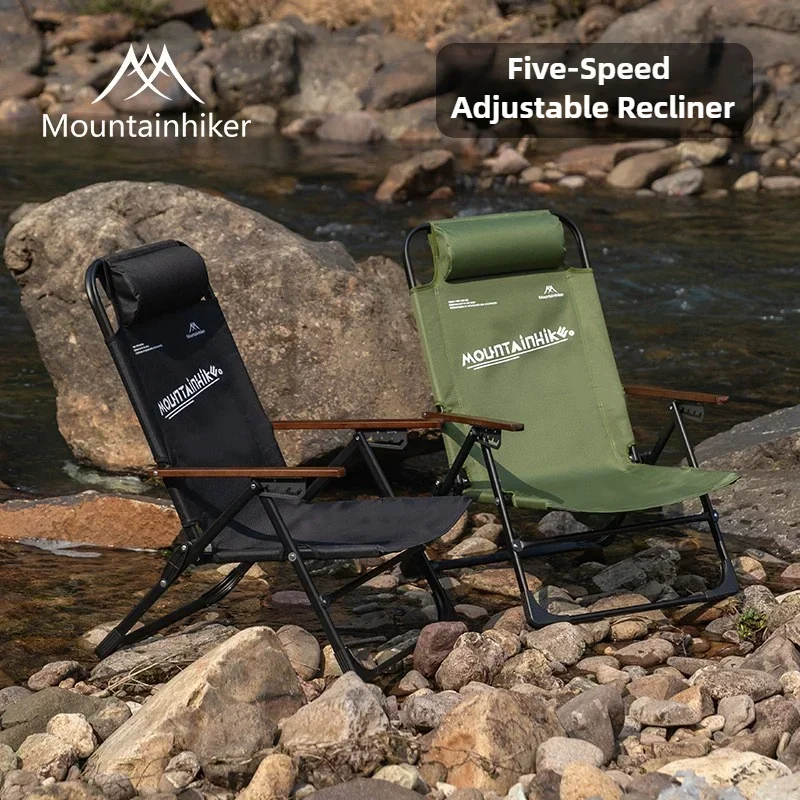 Mountainhiker Adjustable Folding Camping Chair Portable Outdoor Lounge Backrest Chair for Fishing - Five Adjustable Positions
Mountainhiker Adjustable Folding Camping Chair Portable Outdoor Lounge Backrest Chair for Fishing - Five Adjustable Positions