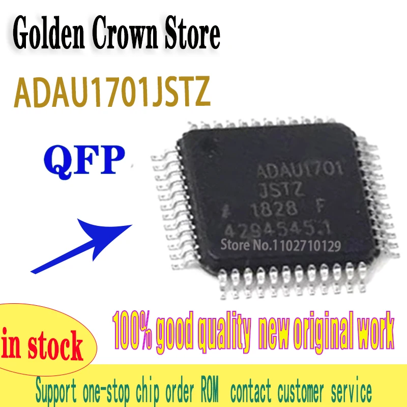 ADAU1701JST ADAU1701 ADAU1701JSTZ QFP48 Бренд ADAU1701JSTZ QFP48
ADAU1701JST ADAU1701 ADAU1701JSTZ QFP48 Бренд ADAU1701JSTZ QFP48