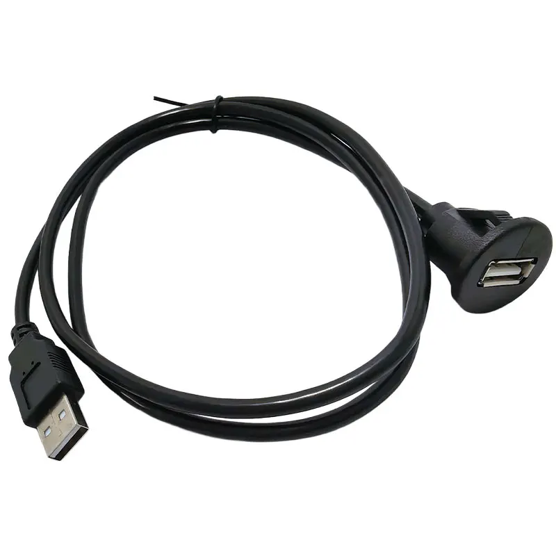 Car Dashboard Flush Mount Line USB 2.0 Port Panel Extension Cable Male to Female Socket Excellent Plastic Adapter
Car Dashboard Flush Mount Line USB 2.0 Port Panel Extension Cable Male to Female Socket Excellent Plastic Adapter