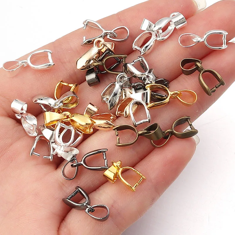 10pcs/Lot 5 Colors Plated Pendants Clips Clasps Bails Seeds Buckle Pendant Connectors Charm Bail Beads DIY Necklace Jewelry
10pcs/Lot 5 Colors Plated Pendants Clips Clasps Bails Seeds Buckle Pendant Connectors Charm Bail Beads DIY Necklace Jewelry