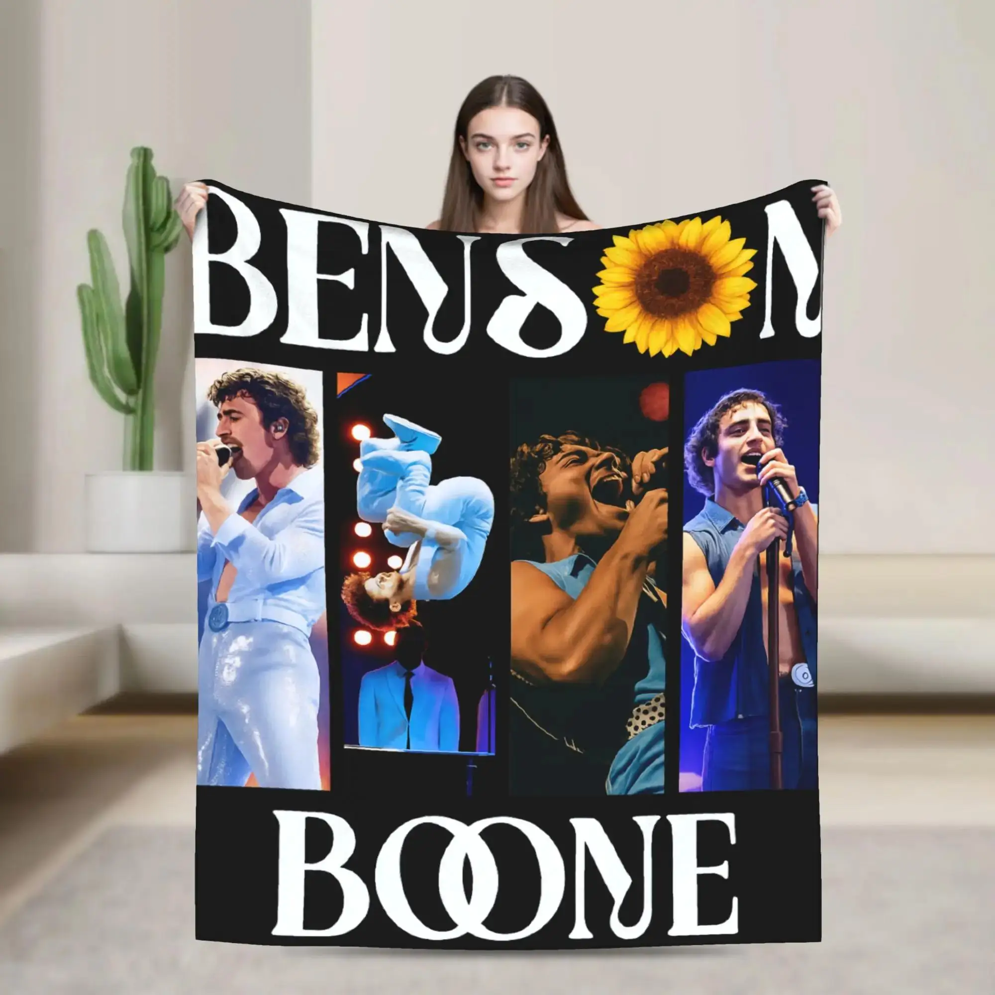 Benson Boone Sunflower Plush Throw Blanket Super Soft Comfortable Flannel for Bedroom Picnic Bedspread or Bed Cover
Benson Boone Sunflower Plush Throw Blanket Super Soft Comfortable Flannel for Bedroom Picnic Bedspread or Bed Cover