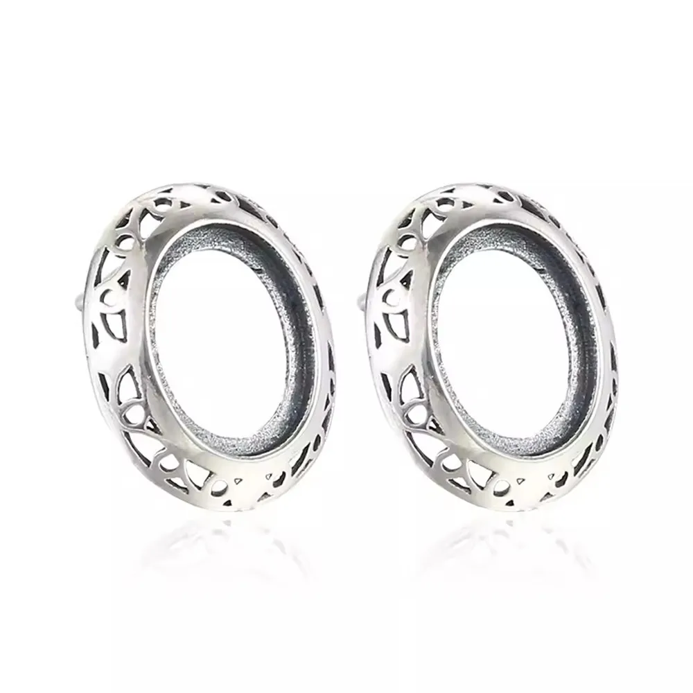 Earring Blank (7.5x9.5mm Oval Blank) 925 Silver Earring Component for Oval Cabochons Earring Studs Base
Earring Blank (7.5x9.5mm Oval Blank) 925 Silver Earring Component for Oval Cabochons Earring Studs Base