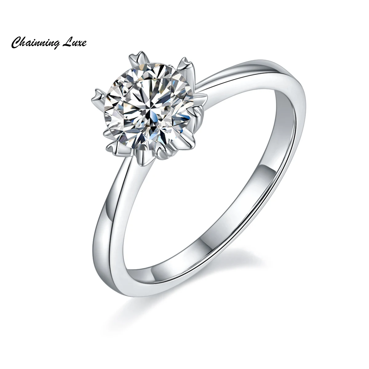 Chainning Luxe D Color VVS2 1CT Lab Grown Diamond S925 Sterling Silver Solitarie Ring With IGI Certificate For Women Gifts
Chainning Luxe D Color VVS2 1CT Lab Grown Diamond S925 Sterling Silver Solitarie Ring With IGI Certificate For Women Gifts