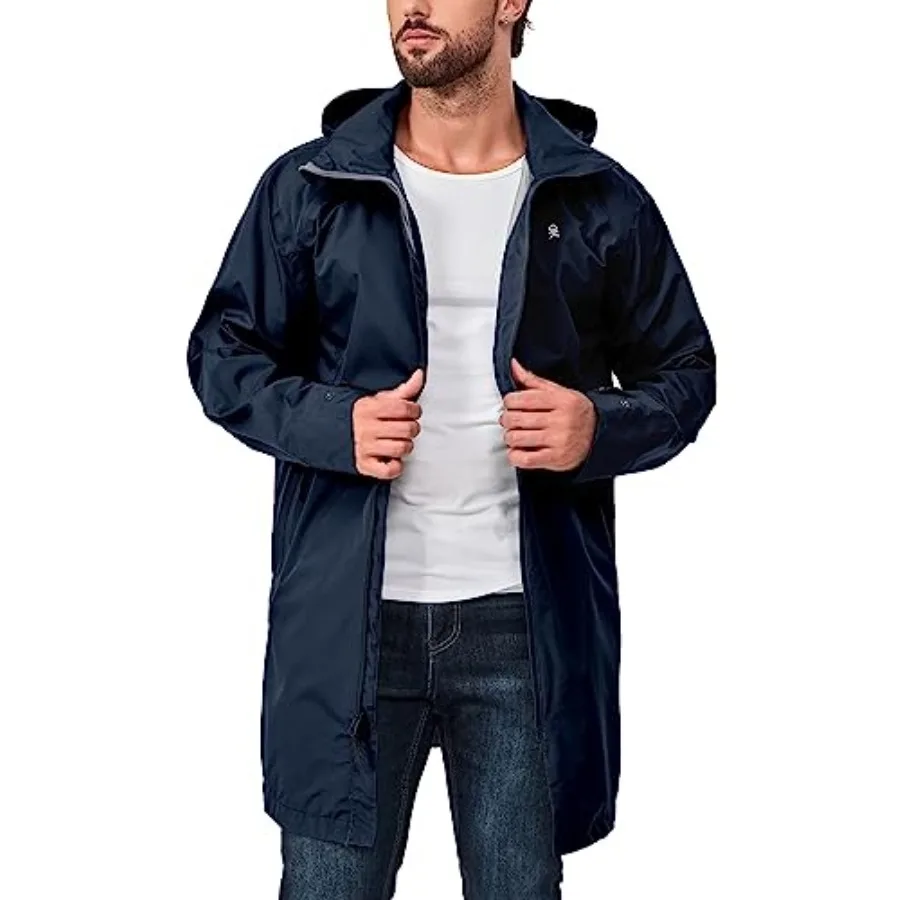 Men's Waterproof Rain Jacket Outdoor Lightweight Mountain Windbreaker Long Coat for Hiking Golf Travel
Men's Waterproof Rain Jacket Outdoor Lightweight Mountain Windbreaker Long Coat for Hiking Golf Travel