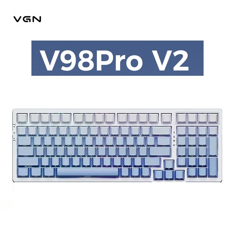 VGN V98proV2 Беспроводная механическая клавиатура с тремя режимами, прокладка с возможностью горячей замены, структура ПК, геймер, киберспортивные игры, Bluetooth-клавиатура, подарки
VGN V98proV2 Беспроводная механическая клавиатура с тремя режимами, прокладка с возможностью горячей замены, структура ПК, геймер, киберспортивные игры, Bluetooth-клавиатура, подарки