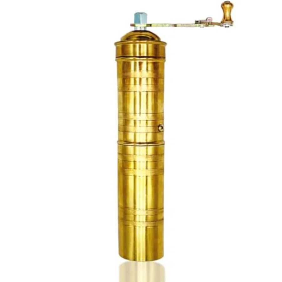 Handmade Brass 9 Inch Manual Coffee Grinder Large Pepper Mill With Handle Proper For Fresh Coffee Bean Peppercorn Grinder Brass
Handmade Brass 9 Inch Manual Coffee Grinder Large Pepper Mill With Handle Proper For Fresh Coffee Bean Peppercorn Grinder Brass