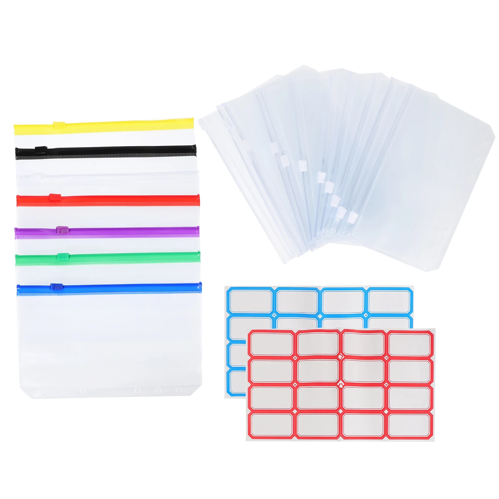 12 A6 Zipper Bags Notebook Storage Pouches 12 Transparent 6 Color Binder Inserts Reusable Reusable Budget Insert Pocket
12 A6 Zipper Bags Notebook Storage Pouches 12 Transparent 6 Color Binder Inserts Reusable Reusable Budget Insert Pocket