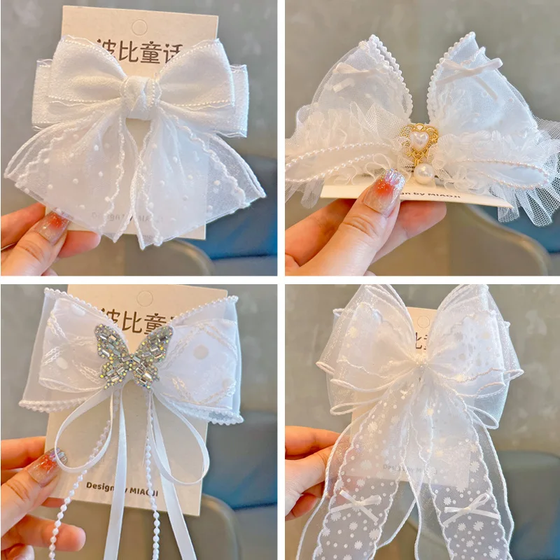 Белые сетчатые заколки-бантики для девочек, 3D заколки-сердечки с длинной лентой, аксессуары для волос для повседневной носки, вечеринок и свадеб
Белые сетчатые заколки-бантики для девочек, 3D заколки-сердечки с длинной лентой, аксессуары для волос для повседневной носки, вечеринок и свадеб