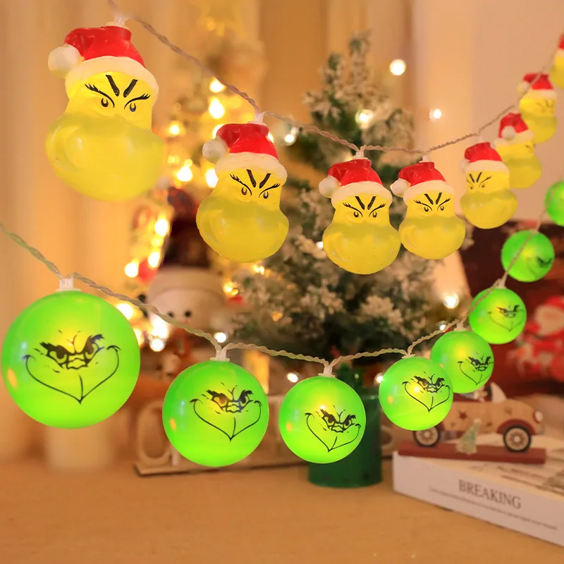 2025 Новые светодиодные гирлянды Grinch Xmas Elf, рождественские украшения, елочный декор для украшения рождественской вечеринки, подвесные светильники для дома
2025 Новые светодиодные гирлянды Grinch Xmas Elf, рождественские украшения, елочный декор для украшения рождественской вечеринки, подвесные светильники для дома