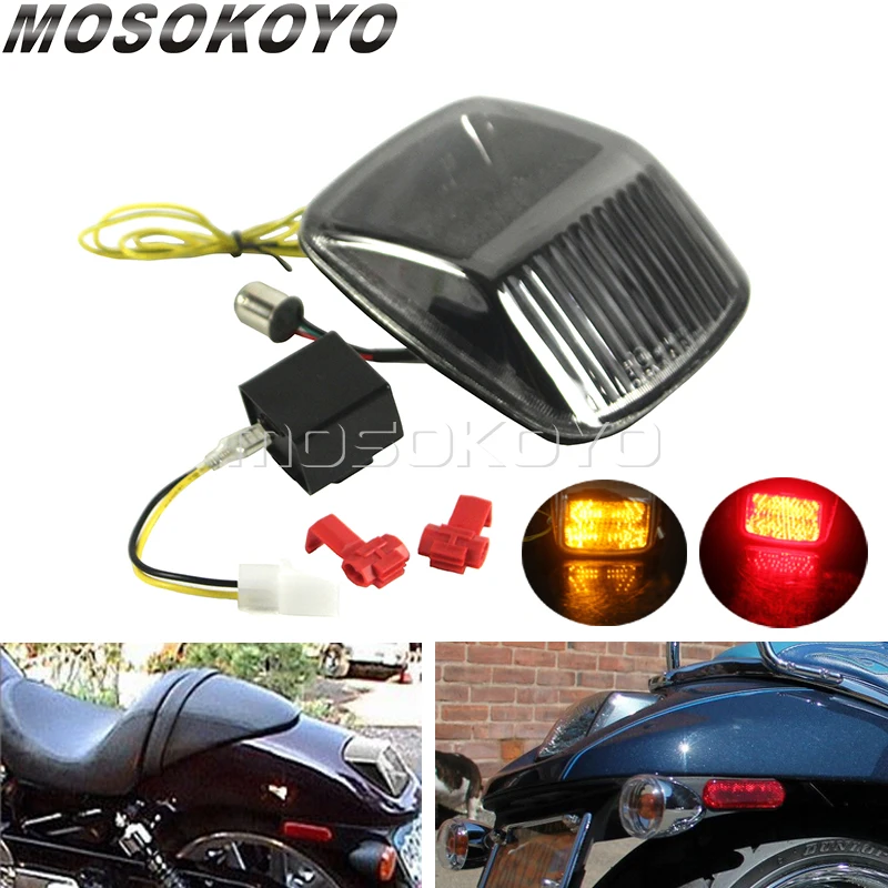 Custom Smoke Integrated LED Turn Signal Blinker Lamp Brake Stop Tail Light W/ Load Resistor For Harley V-rod 2002-2011 Deuce
Custom Smoke Integrated LED Turn Signal Blinker Lamp Brake Stop Tail Light W/ Load Resistor For Harley V-rod 2002-2011 Deuce
