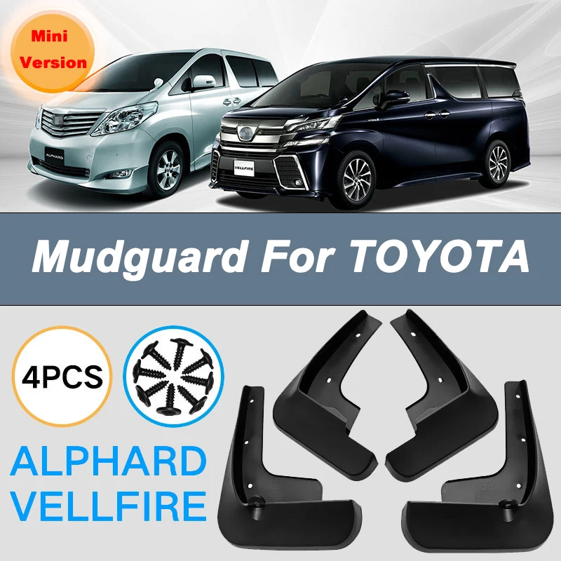 Для TOYOTA Alphard Vellfire 2010-2021 мини-версия автомобильные шины брызговики водостойкие предотвращающие брызги автомобильные брызговики 4 шт.
Для TOYOTA Alphard Vellfire 2010-2021 мини-версия автомобильные шины брызговики водостойкие предотвращающие брызги автомобильные брызговики 4 шт.