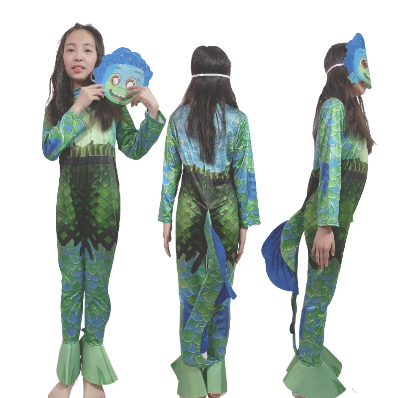 Halloween Carnival Stage Costume For Boy Girl Sea Monster Cosplay Role Play Costumes Boys Girls Day Dress Up With Jumpsuit Mask
Halloween Carnival Stage Costume For Boy Girl Sea Monster Cosplay Role Play Costumes Boys Girls Day Dress Up With Jumpsuit Mask