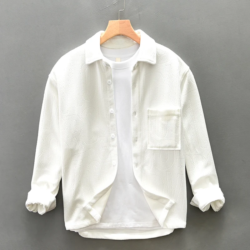 Loose Oversize Long Sleeve Shirt for Men Non-elastic Flannel Warm Retro Man Shirts 2024 Autumn New Letter Clothing
Loose Oversize Long Sleeve Shirt for Men Non-elastic Flannel Warm Retro Man Shirts 2024 Autumn New Letter Clothing